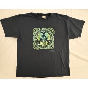 Keltic Designs By Jen Delyth Graphic T-Shirt Men's XXL Vintage Made in USA